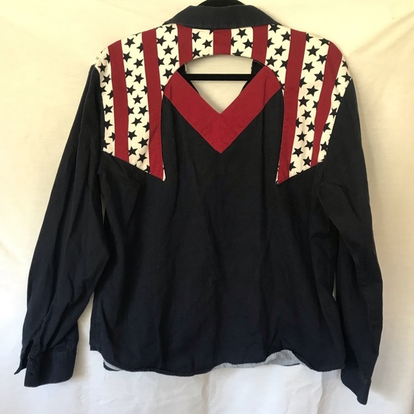 Roper Rodeo Blue Women’s Western Shirt - Picture 2 of 5